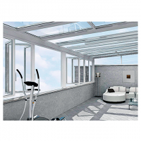 Teenager , adult design Sunshine gym room , glass sports room