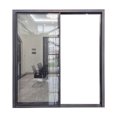 double glazed aluminum sliding glass door