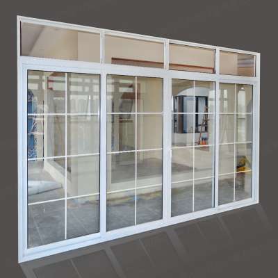 double glass upvc pvc large sliding glass doors