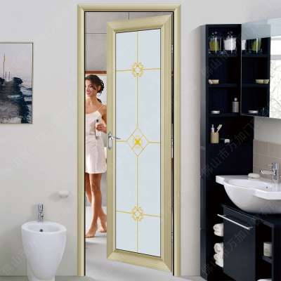 home design aluminum alloy interior bathroom doors