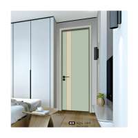 customized sound proof and waterproof doors modern house hotel interior room plywood wooden door design